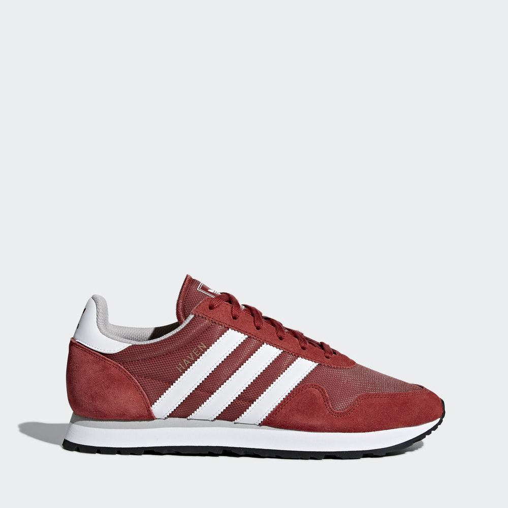 Adidas Haven - Originals ανδρικα - Κοκκινα/Ασπρα/Γκρι,Μέγεθος: EU 36 – 54 2/3 (275QCESN)